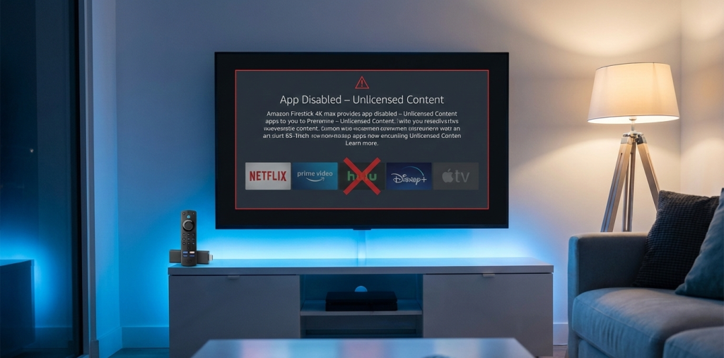 Firestick Disabled Unlicensed Content