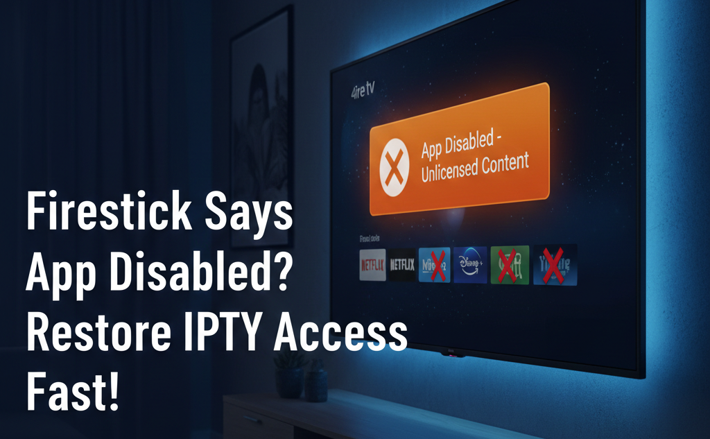 Firestick Says App Disabled