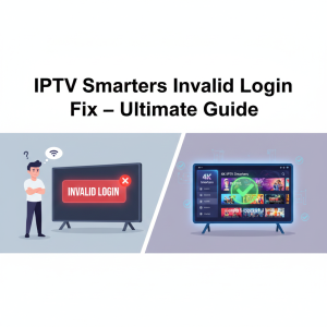 IPTV Smarters Invalid Login Fix